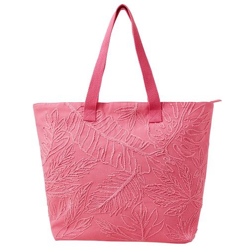 Accessorize London Women's Pink  Embroidered Shopper Bag