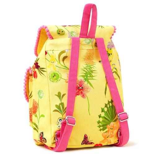 Accessorize London Yellow Floral Backpack