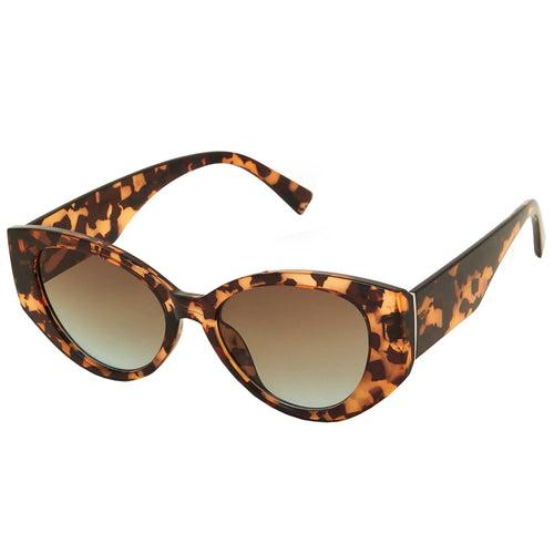 Accessorize London Women's Crystal Tortoiseshell Cateye Sunglasses