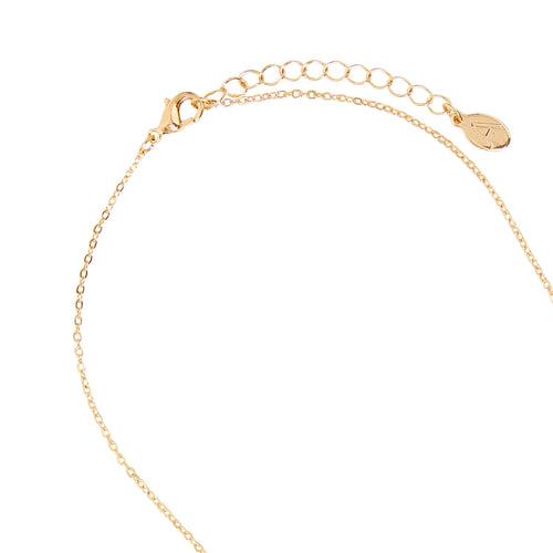 Accessorize London Women's Gold Pave Link Circle Necklace