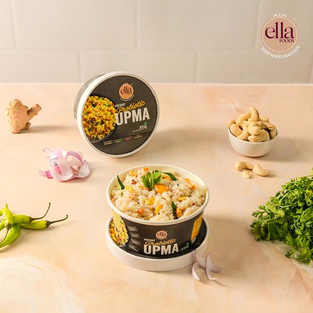 Probiotic Upma - Ready to Eat | Added Pre & Probiotics | 65 g  | 2X flavour, Aroma and Nutrition