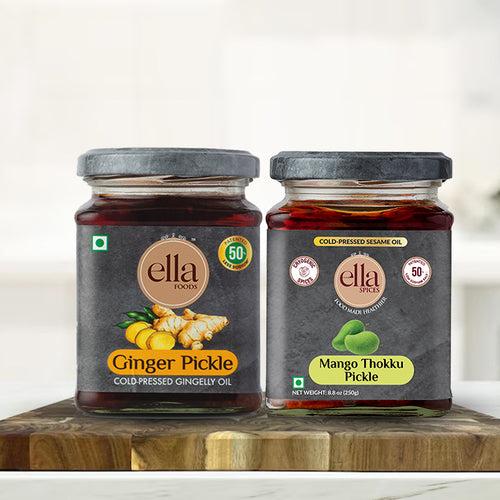 Ginger and Mango Pickle | 250g each | Pack of 2