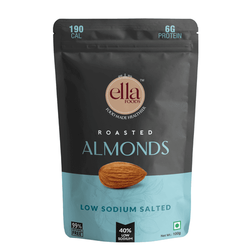 Healthy Nuts Combo - Salted Almond, Salted Cashews, Chilli Lime Cashews, Peri-Peri Almonds & Coconut Toasted Almonds |100g each | Pack of 5