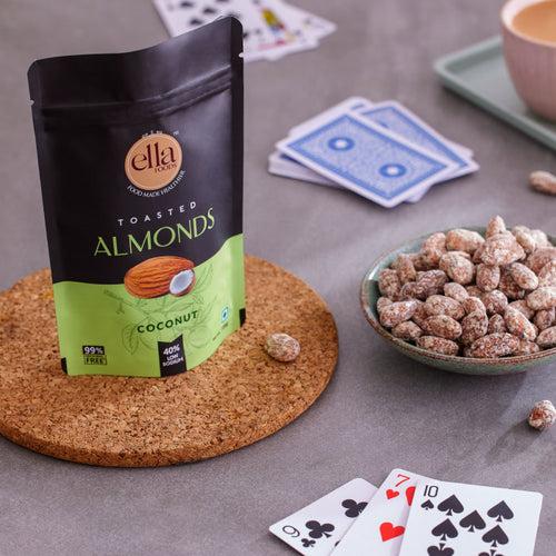 Coconut Toasted Almond + Chilli Lime Cashew | 100g each | Pack of 2