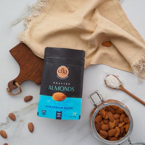 Salted Cashews & Salted Almonds Combo - Pack of 2 (100g x 2)