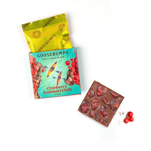 Cranberry Kashmiri Chilli Chocolate Mini Bars