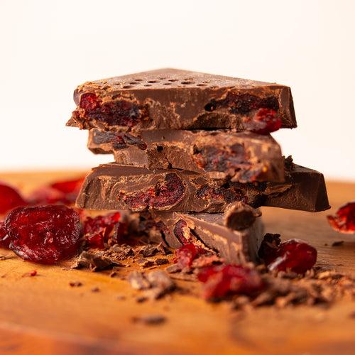 Cranberry Kashmiri Chilli Chocolate Mini Bars