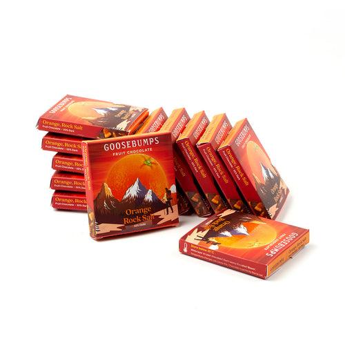 Orange Rock Salt Chocolate Mini Bars