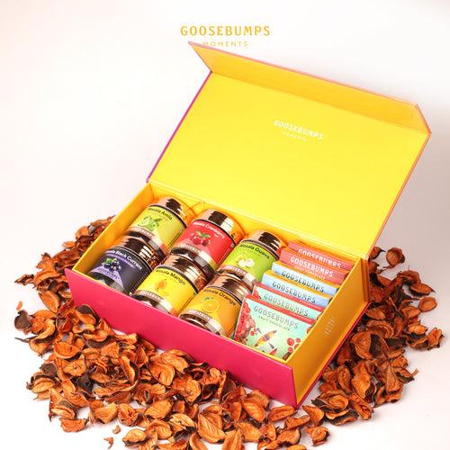 Carnival (Medium) Gift Box of 6 Fruits & 6 Chocolates