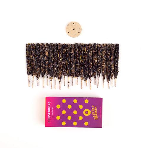 Himalayan Flowers Smudge Incense (Made from Hawan Samagri) - 4.5 inches x 10 Sticks