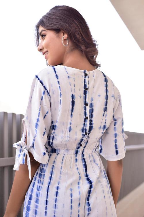 AAHELI FIRA SHIBORI JUMPSUIT