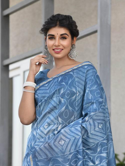 MULMUL MANASVINI TIE-DYED CHANDERI SAREE