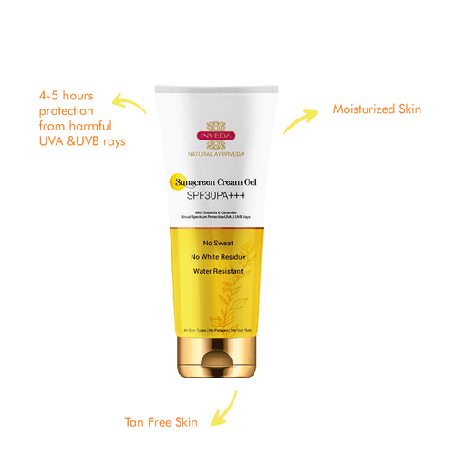 Sun Screen Cream Gel SPF 30  | UVA & UVB Protector