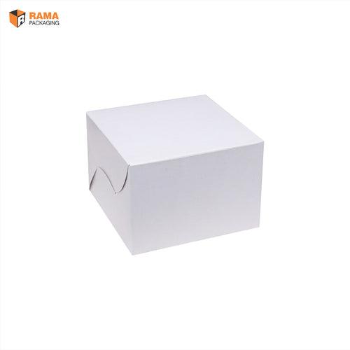 2 PASTRY WHITE BOX | (5" X 5" X 3.5")