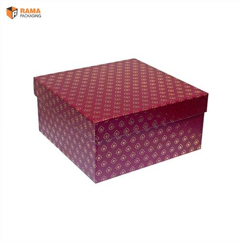 Hamper Box | Festive Collection | 8.25" x 8.25" x 4.0")