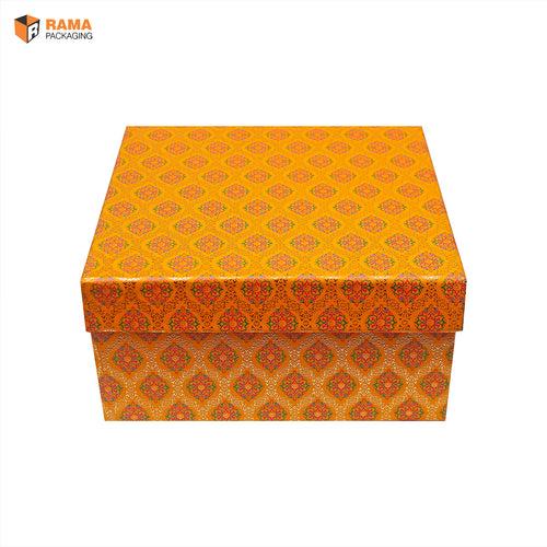 Hamper Box | Festive Collection | 8.25" x 8.25" x 4.0")