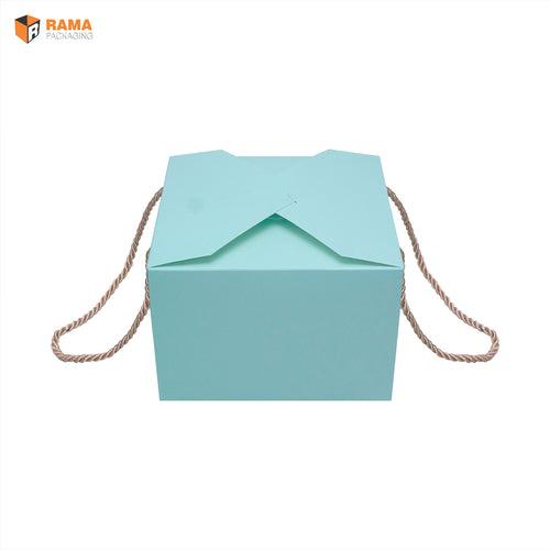 SOLID MINT PASTEL COLOR GIFT BOX  | ( 6" x 6" x 4")