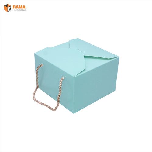 SOLID MINT PASTEL COLOR GIFT BOX  | ( 6" x 6" x 4")