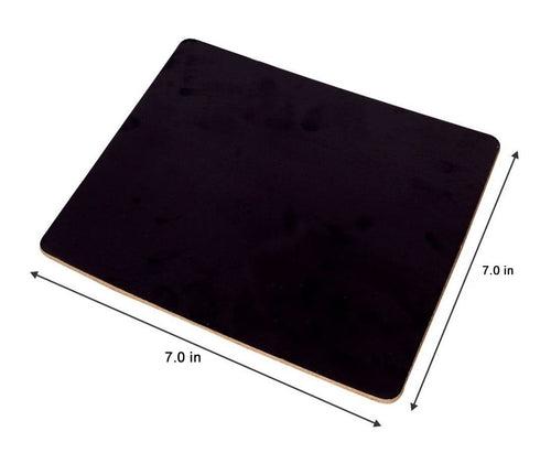 Black Square Cake Plate (Cake Base Board)(7" x 7")