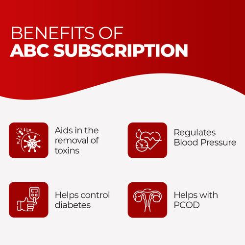 ABC - Monthly subscription pack (26 x 250ml bottles)