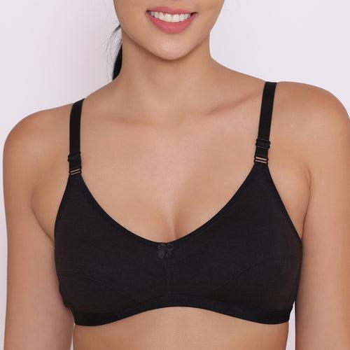 Women's Non Padded Non-Wired Regular Bra-PARIS Combo of 3