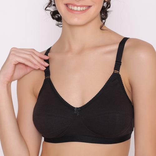 Women's Non Padded Non-Wired Regular Bra-RIO Combo of 4