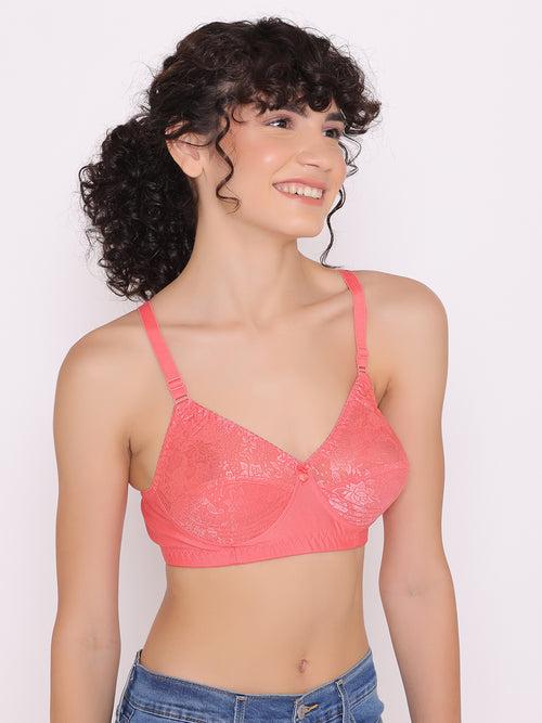 Women's Full coverage non padded Bra (Pack of 2)-Dora