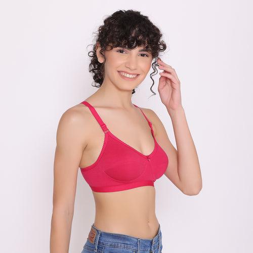 Women's Non Padded Non-Wired Regular Bra-RIO Combo of 6