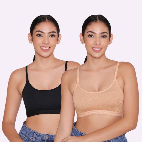 Teenagers Seamless multi-way Bra-Tango Combo of 2