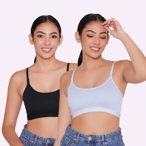 Teenagers Seamless multi-way Bra-Tango Combo of 2