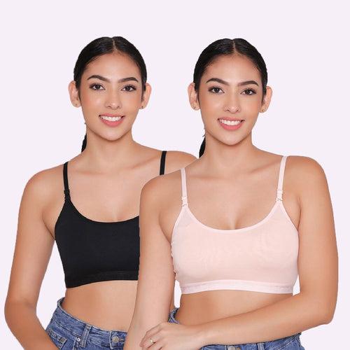 Teenagers Seamless multi-way Bra-Tango Combo of 2