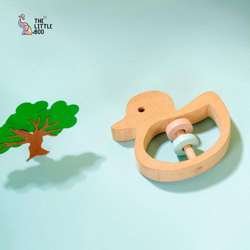 Wooden Duck Rattle