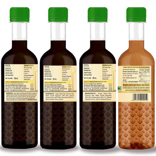 Mocktail Syrups Combo - Kala Khatta, Jeera Masala Shikanji, Masala Banta & Ginger Ale Syrup - (4x300ml)