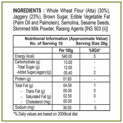 Gur Crackers Cookies 200gm