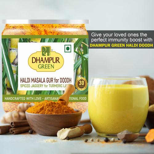 Dhampur Green Delightful Wellness Combo-Spiced Gur, Haldi Masala Gur, Spiced Jaggery saunf, Kalimirch-Sonth, Herbal Kadha Infusion for Kadha-1200gm