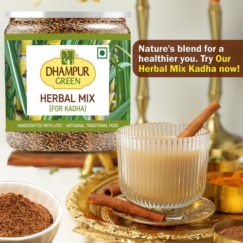 Dhampur Green Delightful Wellness Combo-Spiced Gur, Haldi Masala Gur, Spiced Jaggery saunf, Kalimirch-Sonth, Herbal Kadha Infusion for Kadha-1200gm