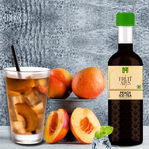 Fruitales Peach Ice Tea Mocktail Syrup 300ml