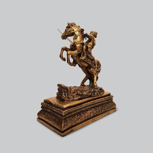 Resin Shivaji Maharaj on Horse 12 in