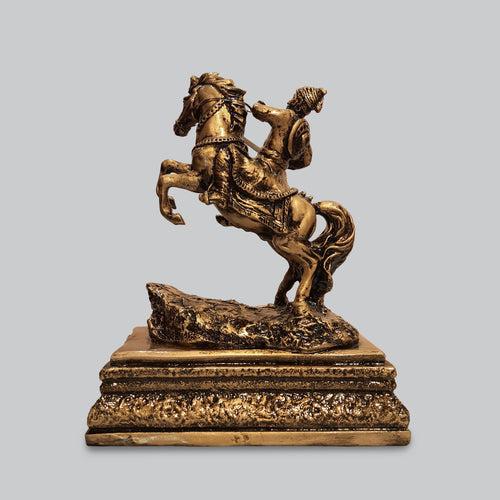 Resin Shivaji Maharaj on Horse 12 in