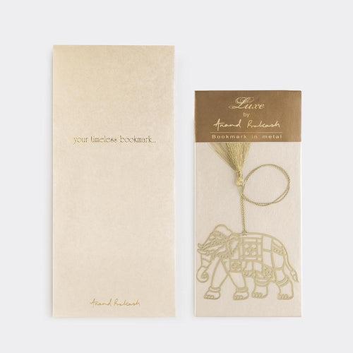 Brass Bookmark Elephant