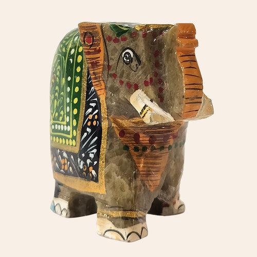 Softstone Hand Painted Elephant 2 in