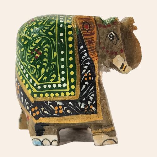 Softstone Hand Painted Elephant 2 in