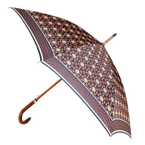 Ajrakh Brown Digital Printed Umbrella (Straight)