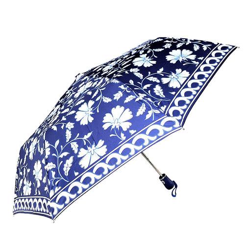 Blue Pottery Digital Printed Umbrella (3-Fold)