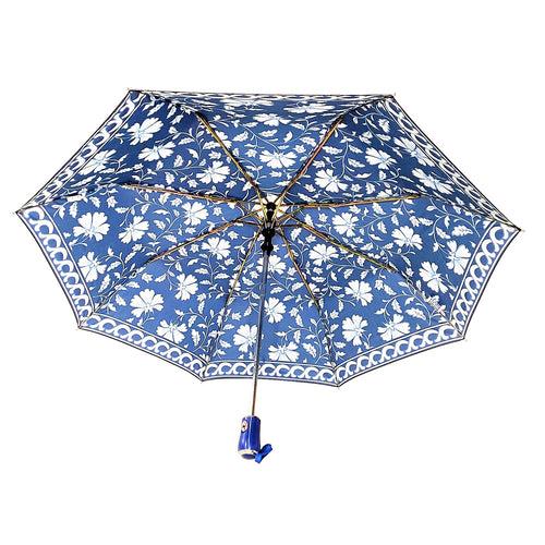 Blue Pottery Digital Printed Umbrella (3-Fold)