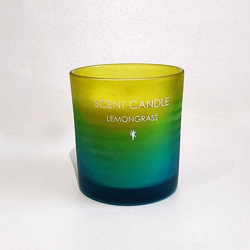 Ombre Lemongrass Glass Scented Candle 120 gm