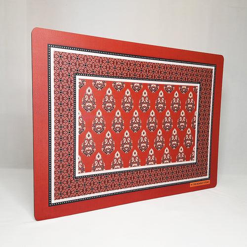 Ajrakh Placemat (Maroon)