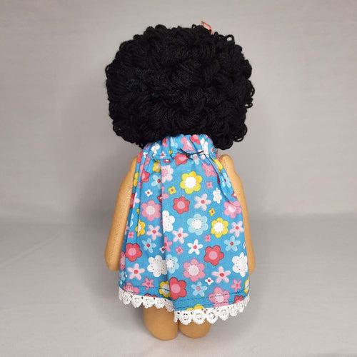 Kanmani Doll in Frock with Curly Hair 10 in (Assorted Colours)