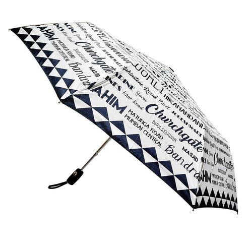 Mumbai Digital Printed Umbrella (3-Fold)