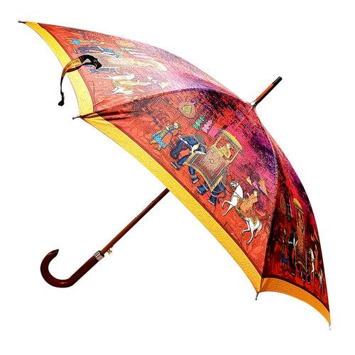 King Procession Digital Printed Umbrella (Straight)